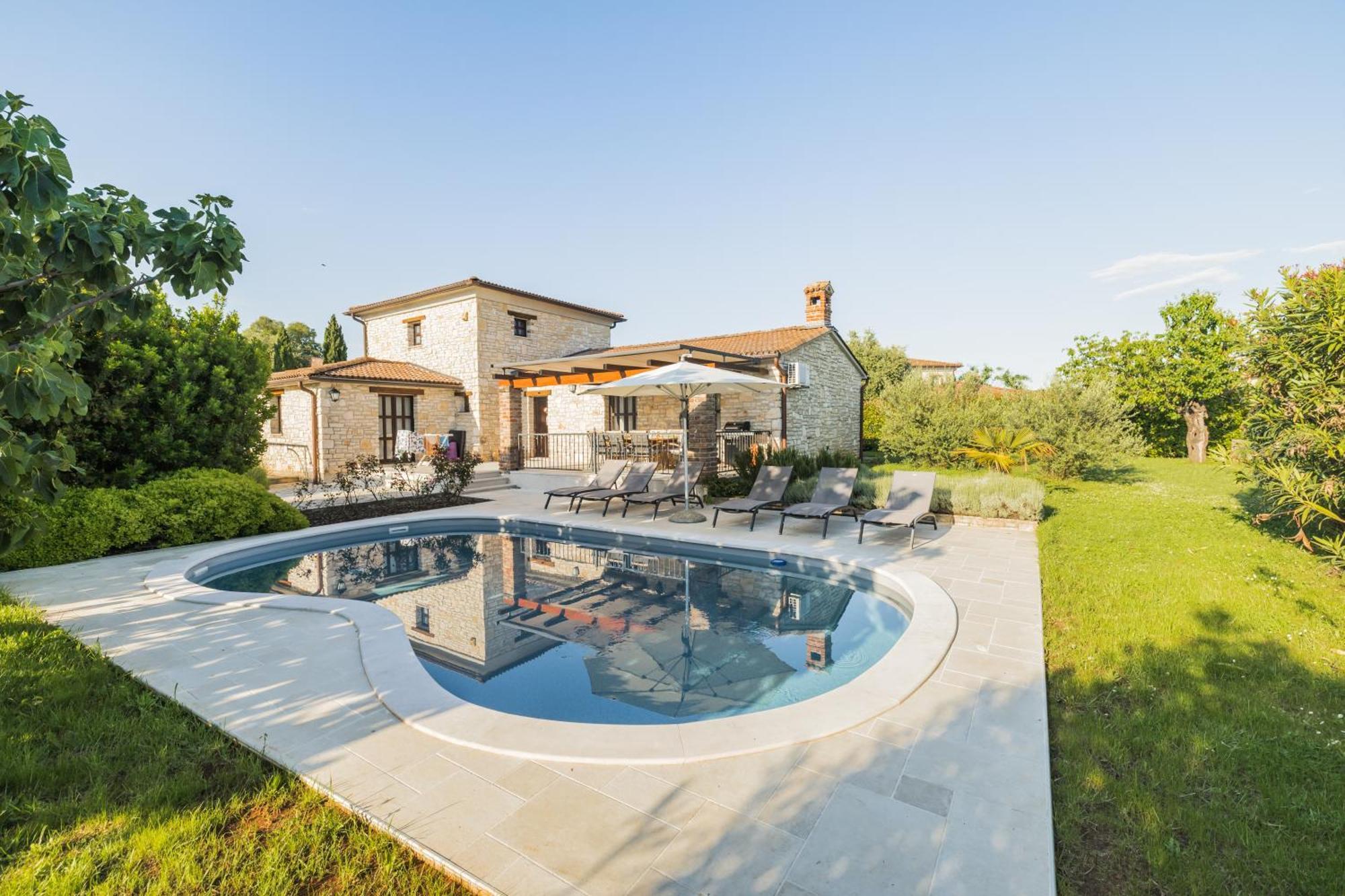 Villa Jurinea In Istrien Mit Pool Barat (Porec) Exterior foto